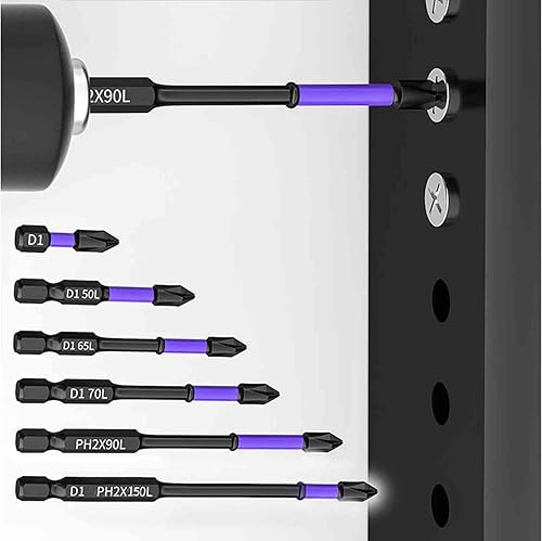 Miniatura 3 de Broca magnética de alta dureza y fuerte, broca magnética fuerte de alta dureza mejorada, puntas D1 antideslizantes y a prueba de golpes con puntas