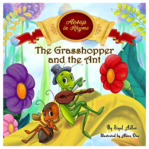 The Grasshopper and the Ant: Aesop's Fables in Verses - for kids (Bedtime Stories Books (Rhyming: Classic: Picture books) Book 2)