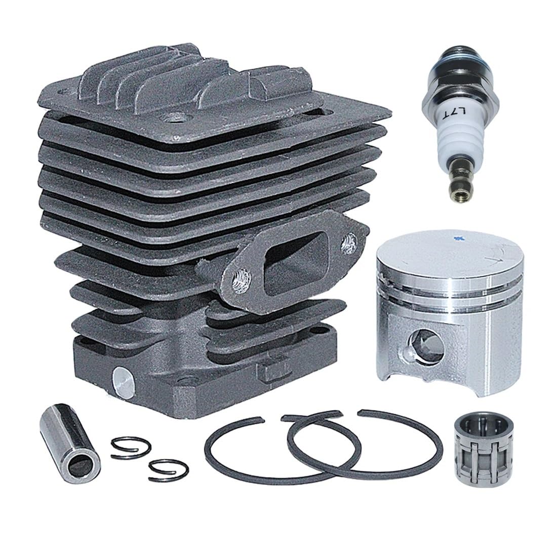 Kit Cuscinetto a rulli pistone Cilindro da 38 mm Adatto for decespugliatore S-ihl FS220 FS160 FR220 FS180 FS 220 K 4119 020 1204 Parti di Ricambio Parti di Ricambio