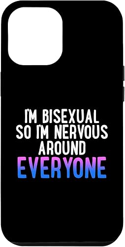 Miniatura 4 de iPhone 14 Pro I'm Bisexual So I'm Nervous Around Everyone Bi Pride Humor Case
