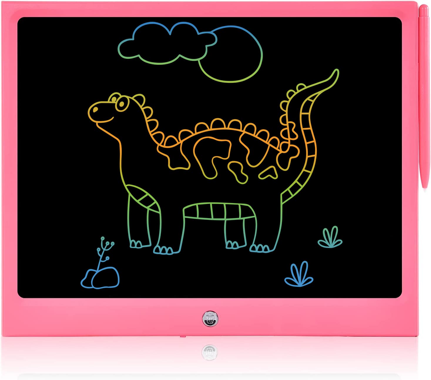 Tavoletta Grafica LCD Scrittura 15 Pollici, Elettronica Tavoletta Grafica Lavagna Portatile da Disegno con Penna per Bambini Progettista Studenti Famiglia Ufficio