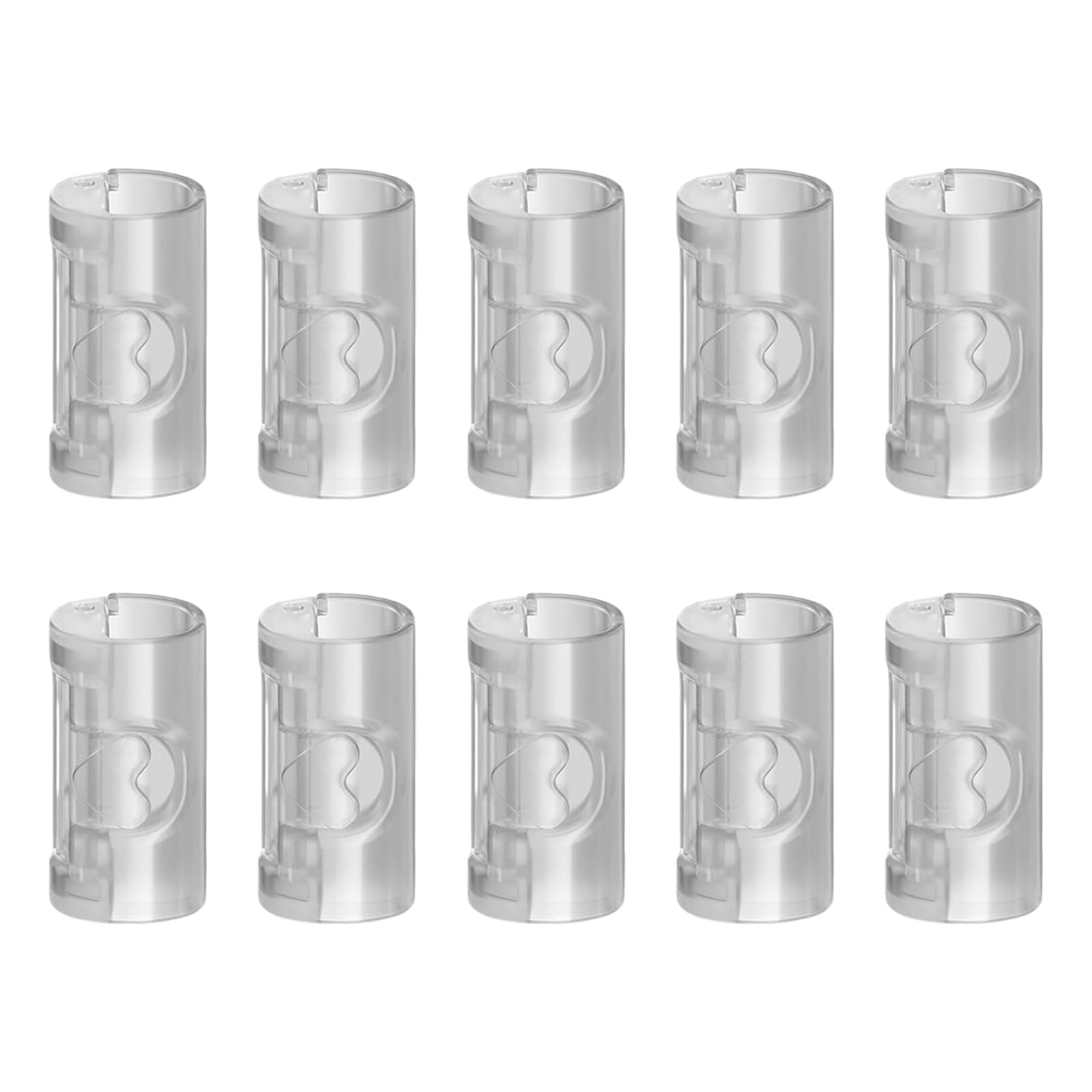 QIHAWN 10Pcs Bed Sheet Grippers, Needle-Free Transparent Non-Slip Clips