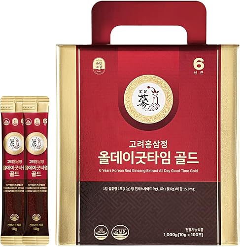 Extracto de ginseng rojo coreano de 6 años, certificado HACCP, sin cafeína, formulado con más de 12 ingredientes herbales tradicionales coreanos -