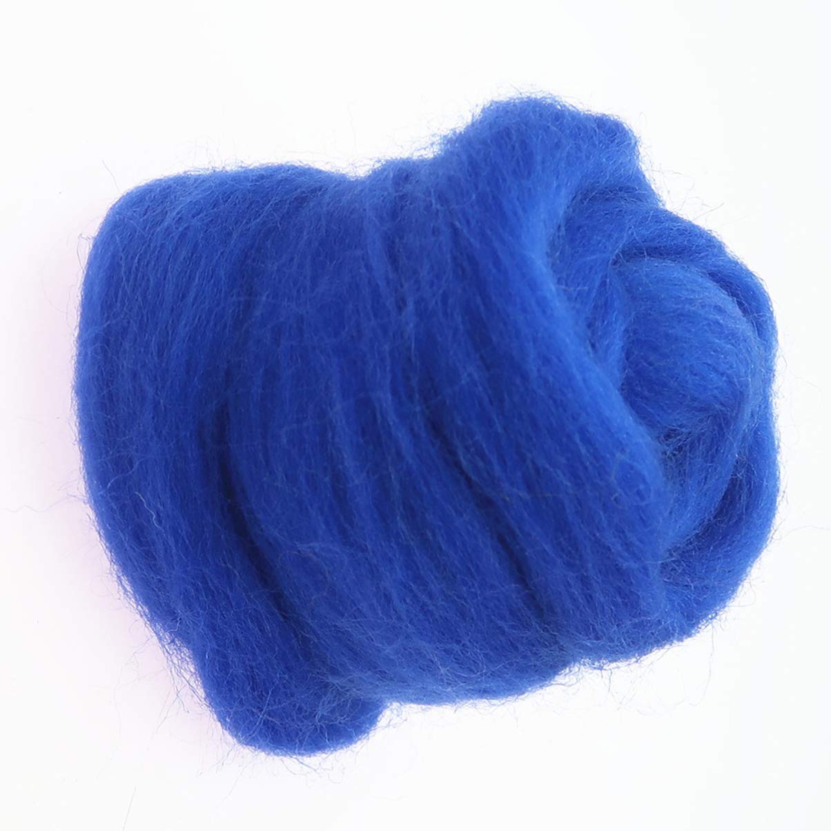 Veemoon Merinofilzwolle 40 Stück 10g Bunte Wollfasern für Selbstgemacht