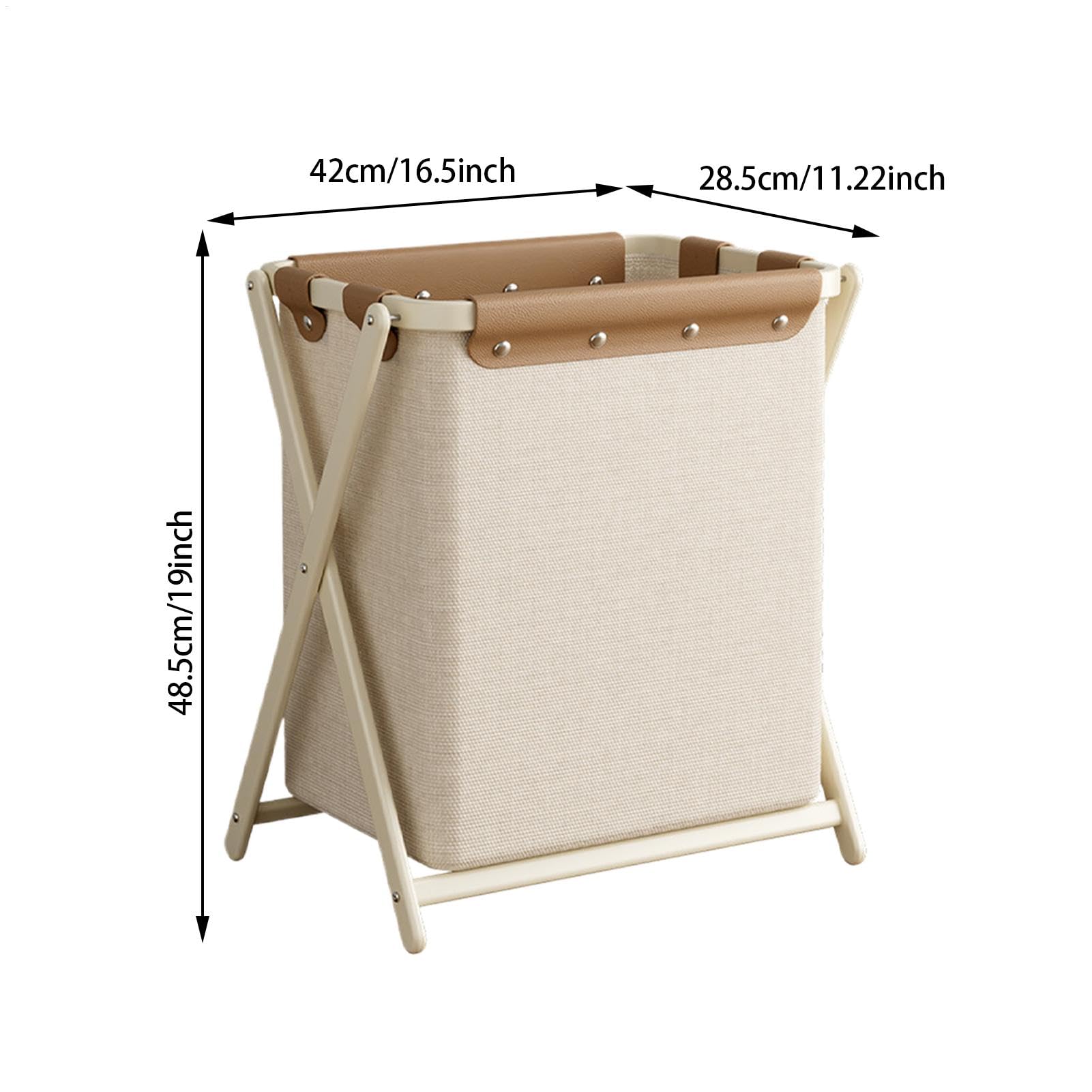 Cesta de lavandería para dormitorio, cesta de almacenamiento de ropa