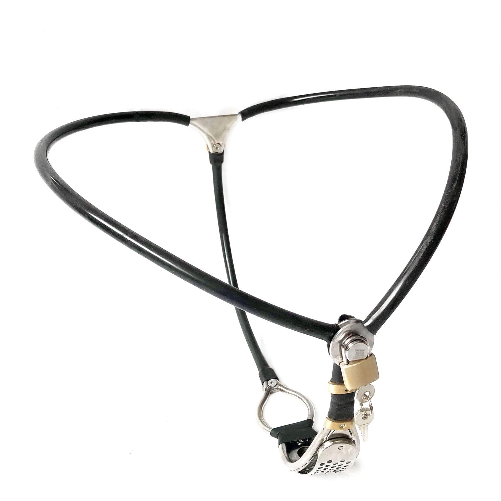 Ceinture de chasteté SM en acier inoxydable type Y avec trou de défécation, cage pour intimité féminine
