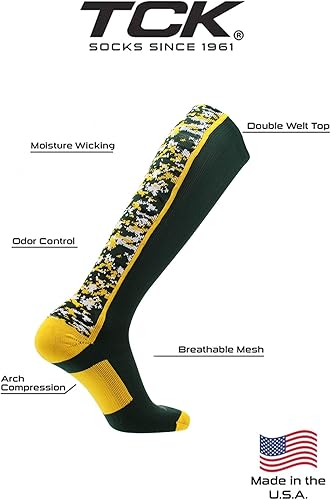 Miniatura 3 de TCK Calcetines OTC de camuflaje digital verde oscurodorado talla S Verde oscuroDorado