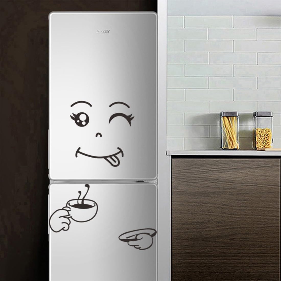 Sticker Cartoon Espressioni Divertenti Per | Per Frigorifero