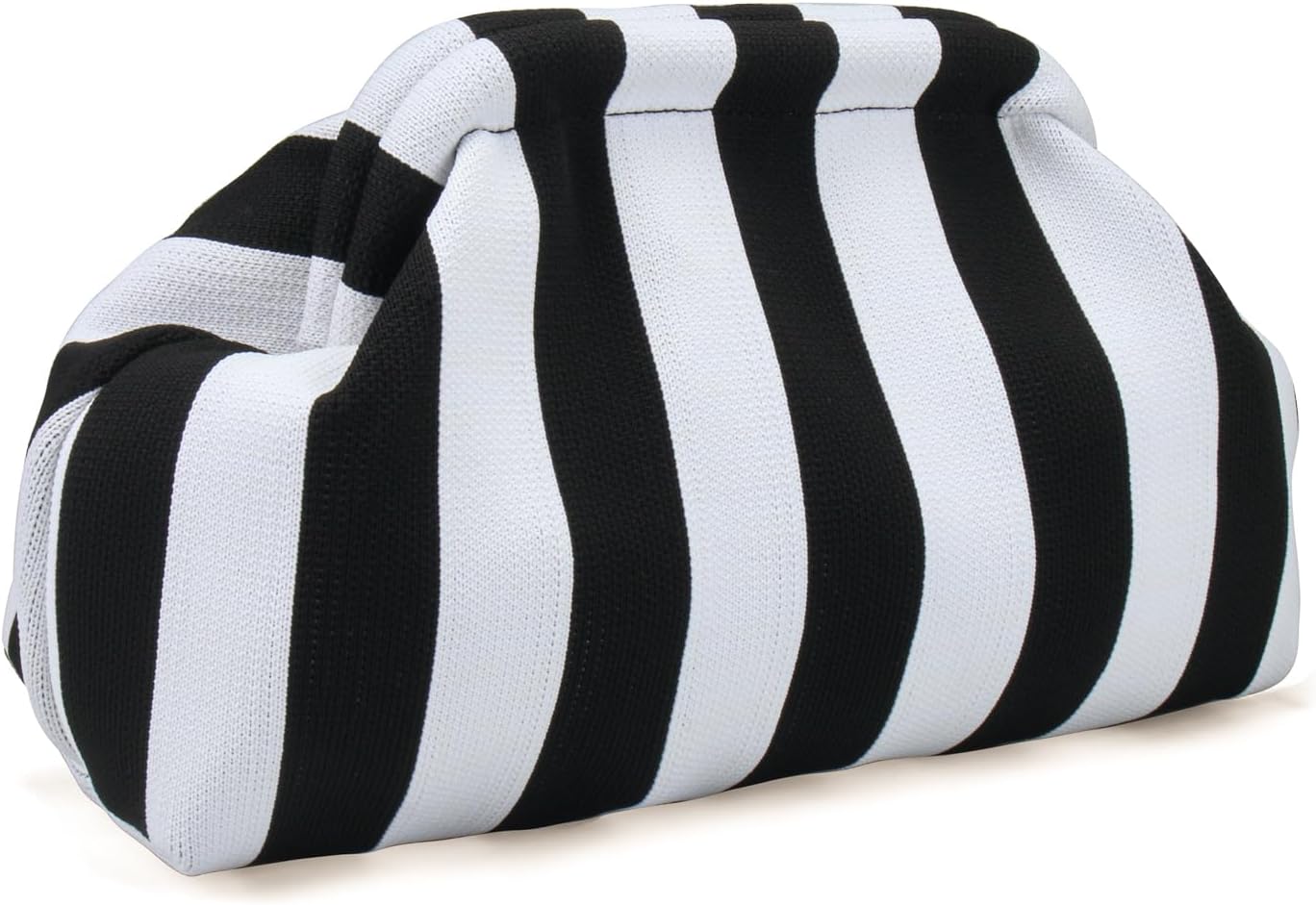 YYW Clutch Purses for Women,Woven Crochet Purse Colorblock Shoulder Bag Casual Knitted Handbag