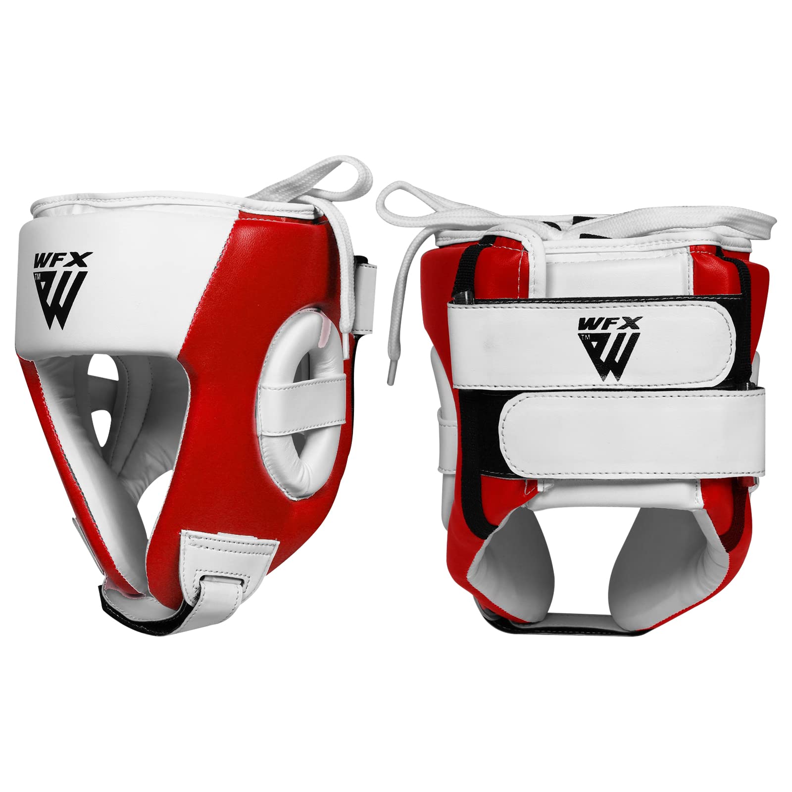 WFX Caschetto per Bambini per Boxe, Allenamento MMA e Kickboxing, caschetto in Pelle Maya per Protezione Viso e Orecchie per Bambini