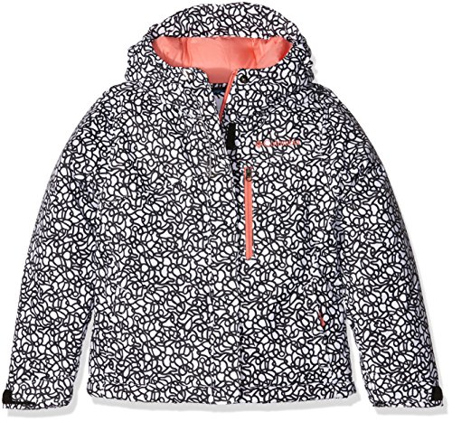 Columbia Girl's Alpine Free Fall Ski Jacket - Black Print, X-Large