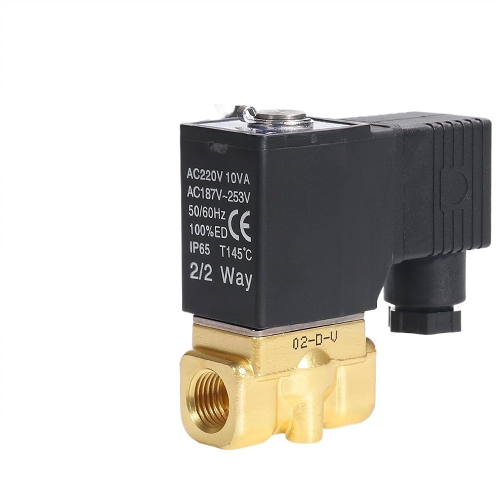 2W030-08 Zawór sterujący płynem 2/2-drożny bezpośredni działający zawór normalnie zamknięty 1/4'' (2W03006A)
