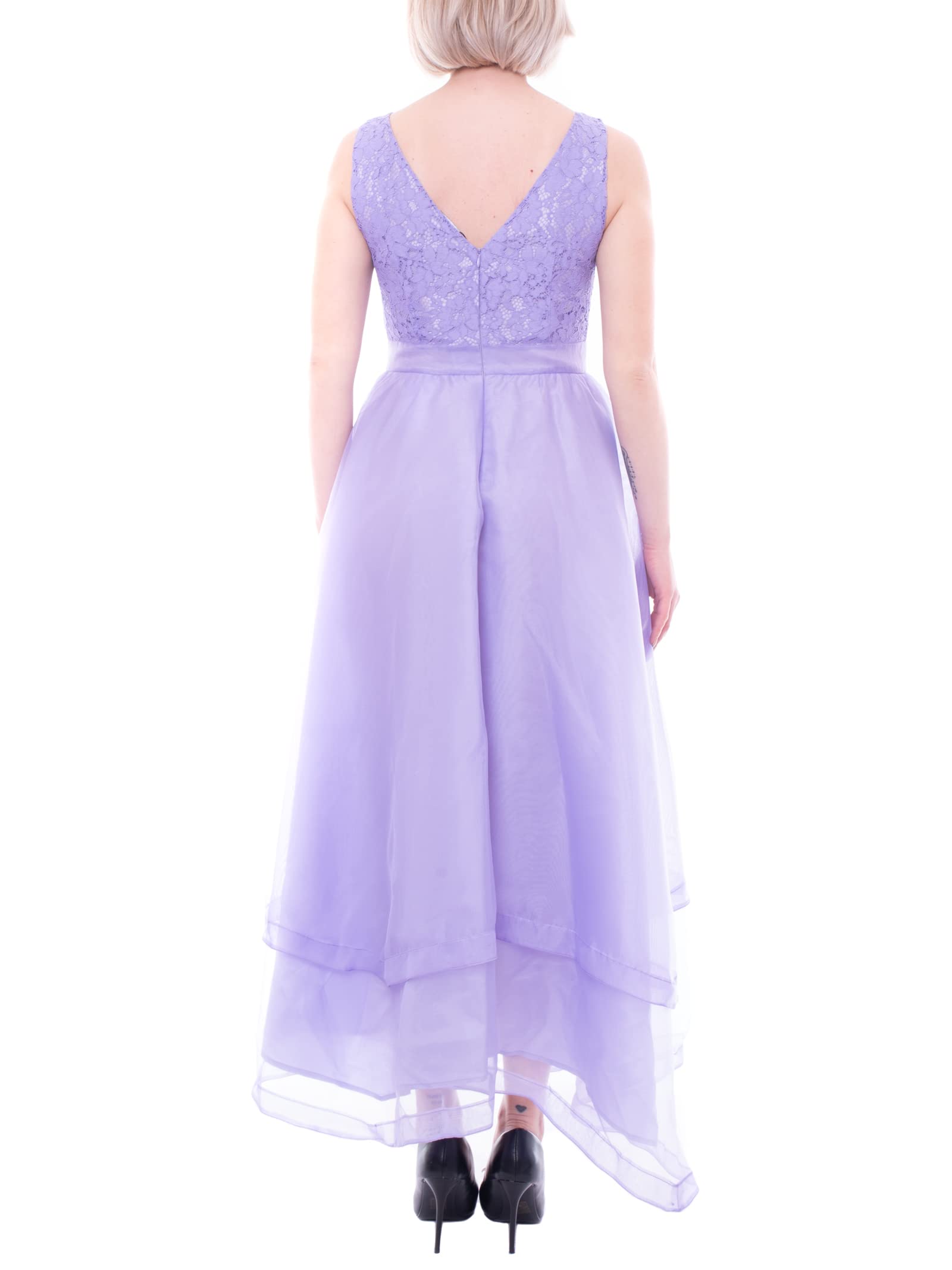 EMME MARELLA ABITO VESTITO CERIMONIA DONNA PICADOR VIOLA ORIGINALE PE 2022