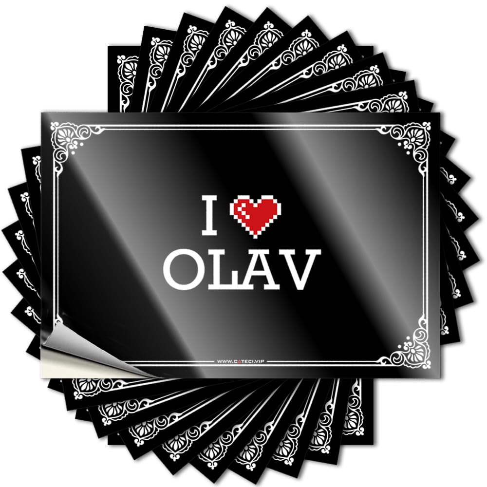 Tattoos Beer Decor Easy Apply | I Love Olav Southern Bottle Peel and Stick(6X9CM)