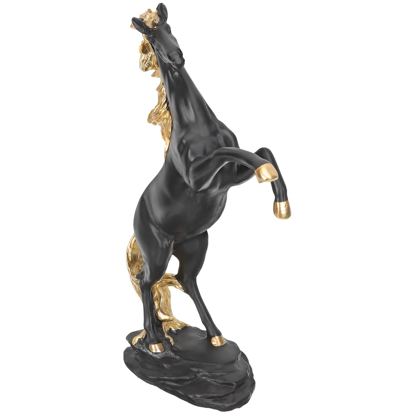 Figurine cheval debout pour salon moderne et bureau contemporain déco maison