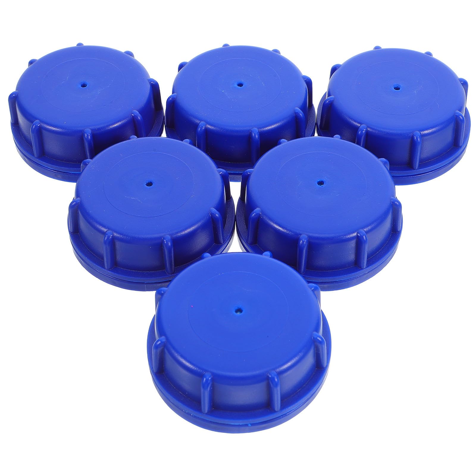 Tapas transpirables de caucho ABS MAGICLULU de 6 cm para cubo, juego de 6 unidades azules
