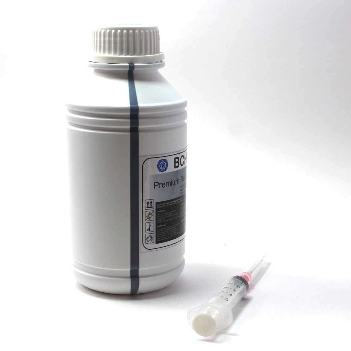 Amazon.com: BCH Premium 500 ml (16.9 oz) Black Dye Ink for Epson
