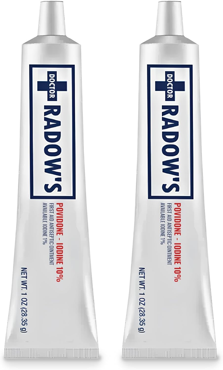Povidone Iodine Antiseptic Ointment, 10% Povidone Iodine, Antibiotic-Free Wound Care for Burns, Cuts, and More, Promotes Healing, for Home and Medical Use, Pack of 2