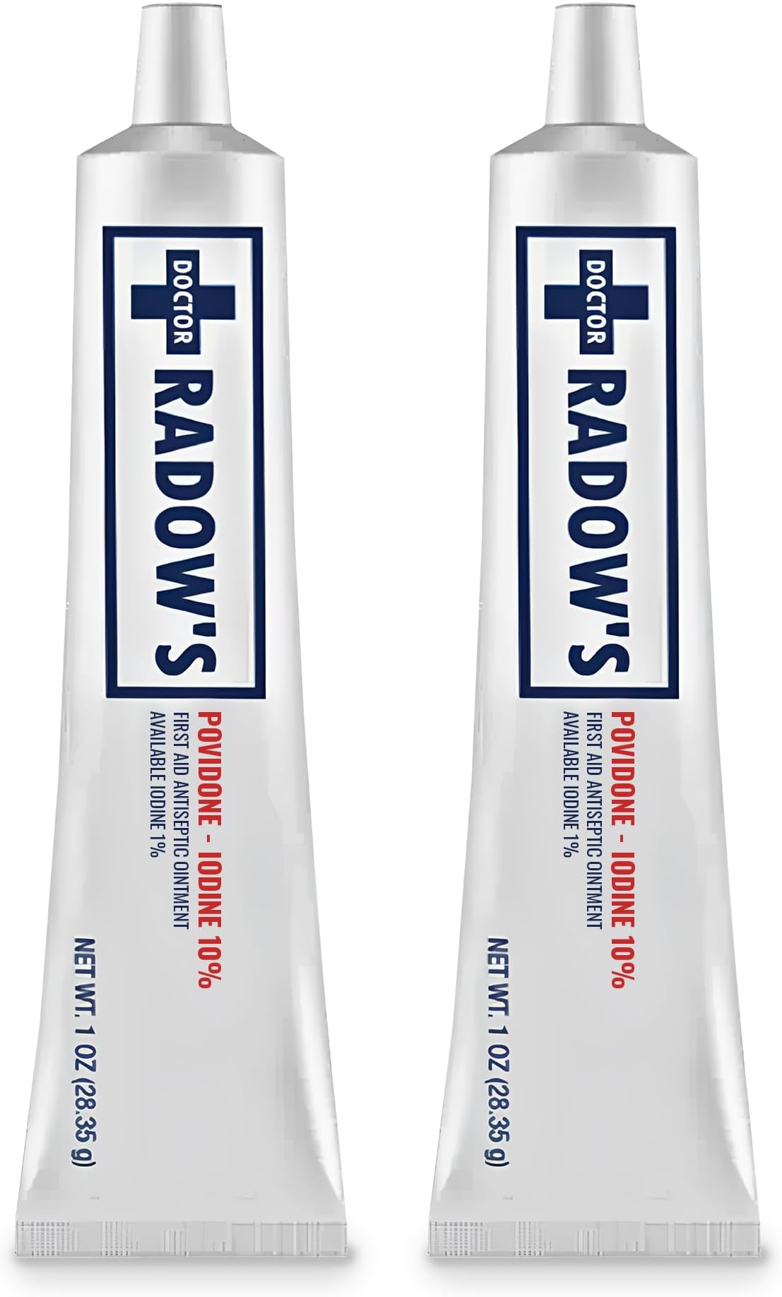 Povidone Iodine Antiseptic Ointment, 10% Povidone Iodine, Antibiotic-Free Wound Care for Burns, Cuts, and More, Promotes Healing, for Home and Medical Use, Pack of 2