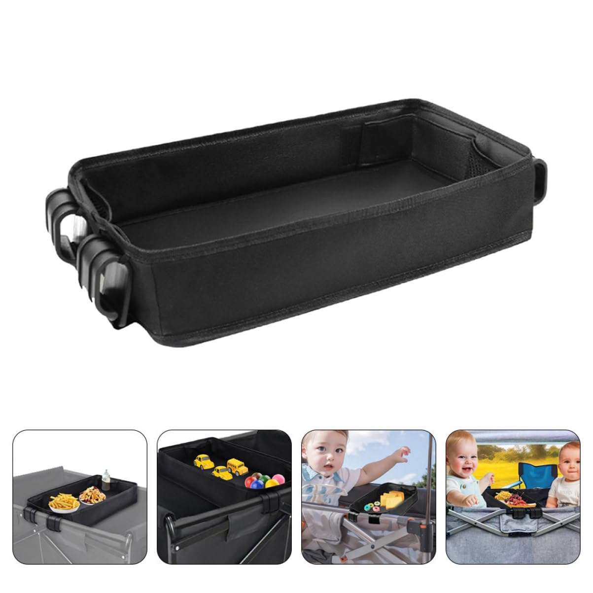 Poussette Accessoire Plateau Organisateur Avec Support De Gobelet Et Plateau Snack Pour Garçon Fille Et Garçon Fille Pratique Et Léger Pour Voyage