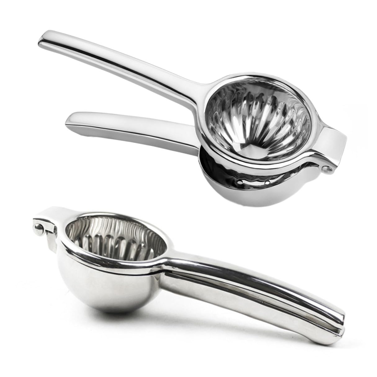 ibasenice Exprimidor Manual de Limón y Naranjas de Acero Inoxidable 304, Fácil de Usar, Accesorio de Cocina Hogar, Prensa Frutas Portátil y Duradero