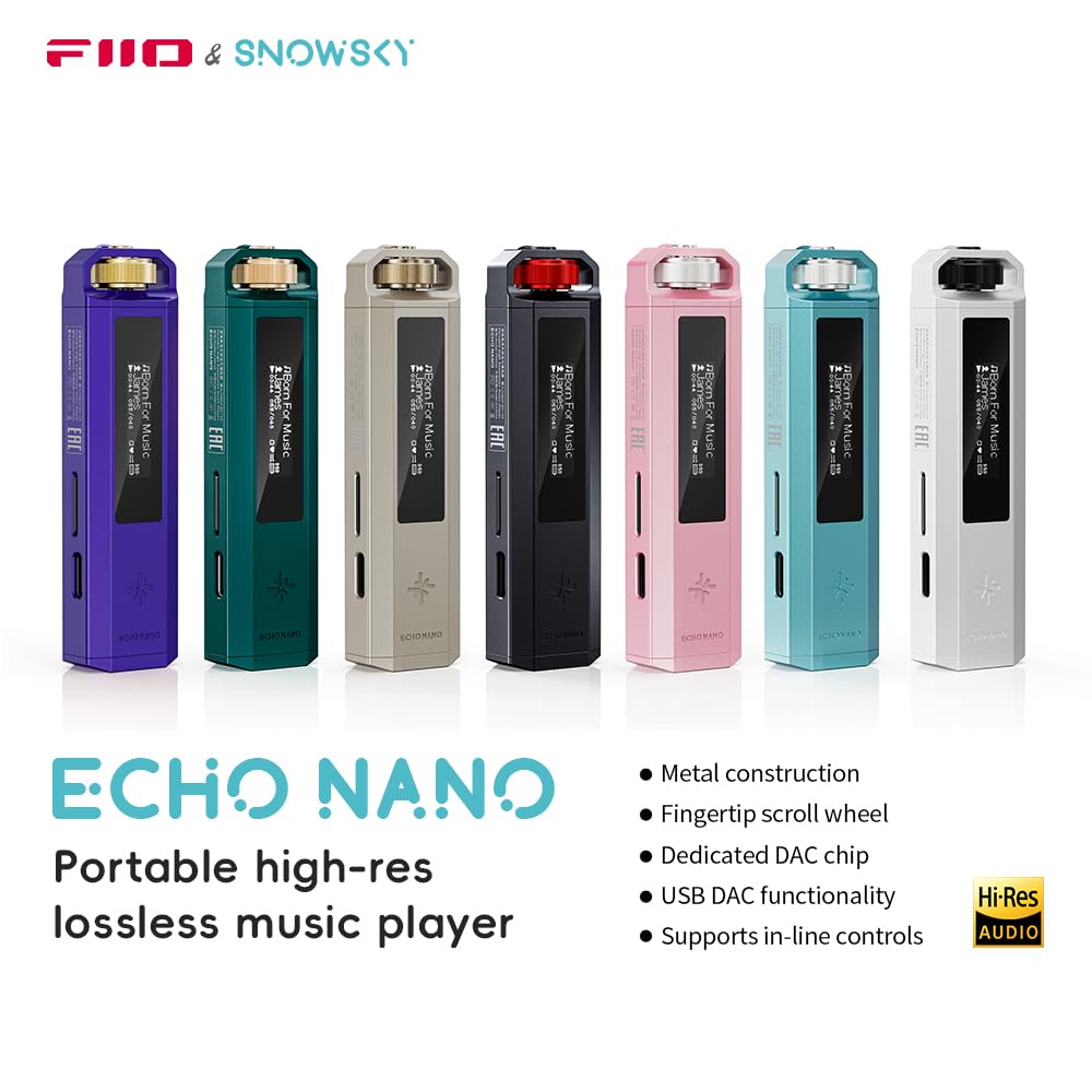 Amazon.com: FiiO SnowSky Echo Nano Retro Portable MP3 Player with