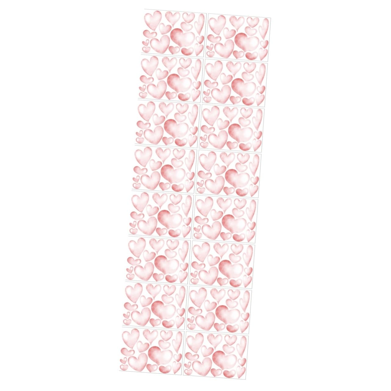 Stickers Muraux Cœurs VICASKY : Décoration Amovible et Colorée pour Chambre d'Enfant