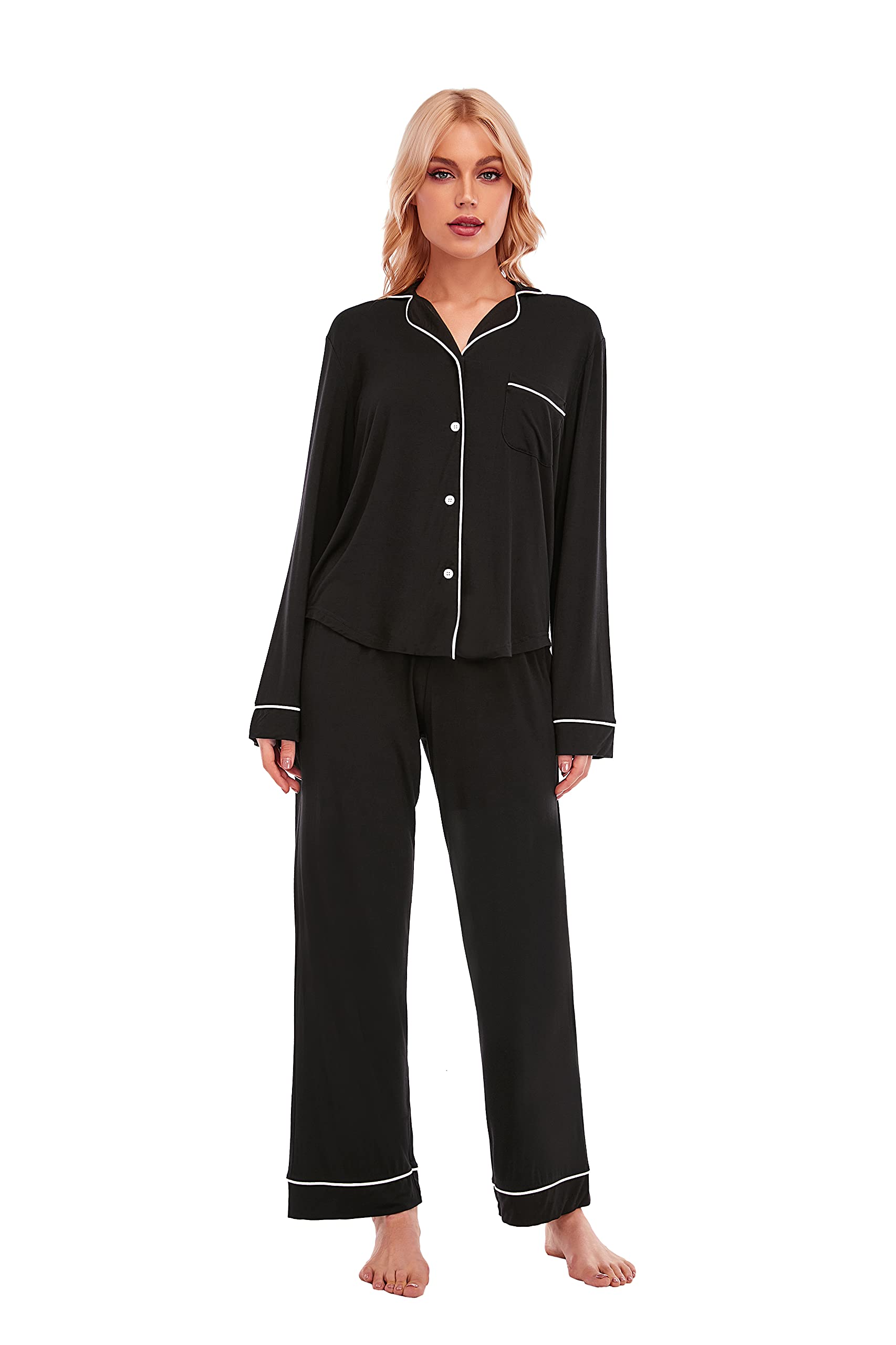 Lubotwomens Pajamas Set For Women Soft Piece Pj Set Desertcart