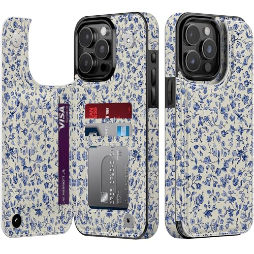 Étui portefeuille iPhone 13 Pro anti-piratage RFID pour protéger vos cartes bancaires