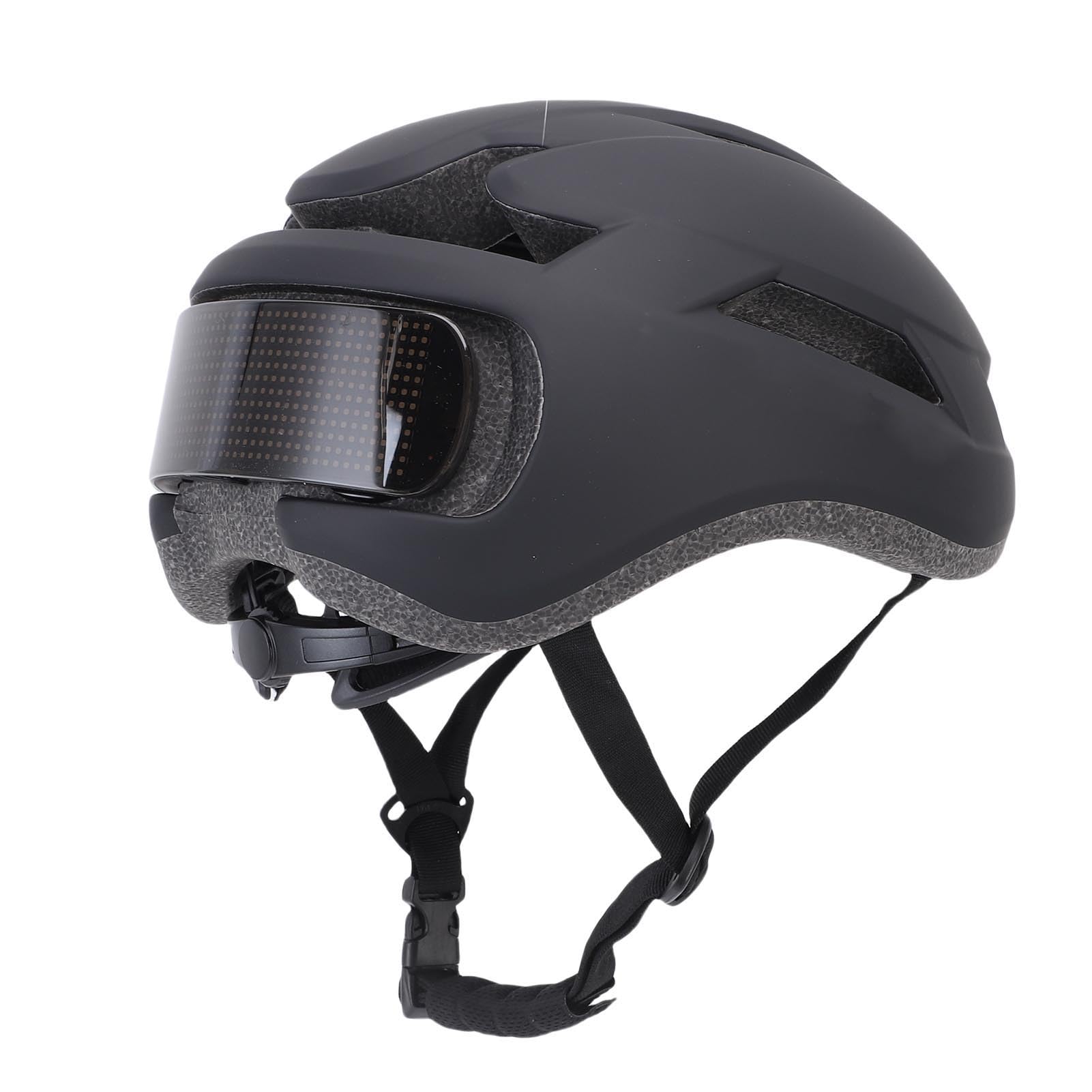 SIXRUN Fahrradhelm mit LED-Blinklichtern & integrierter wiederaufladbarer Batterie – Sicherheits-Helm für Radfahren und Skifahren, Verstellbarer Fit, kompatibel mit Helmhalterungen