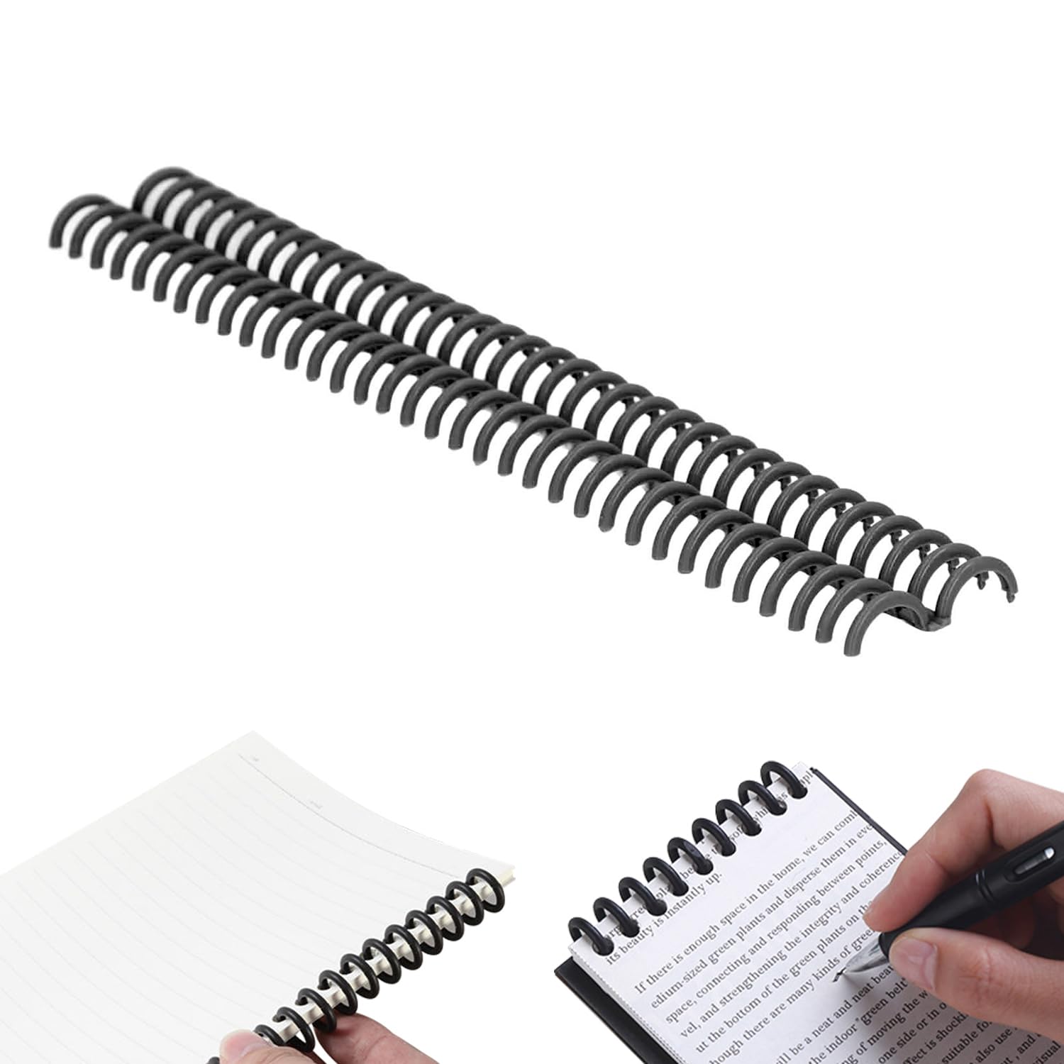 GOTOTOP Kit De Bobines De Reliure Lot De 10 Bobines De Reliure 34 Trous