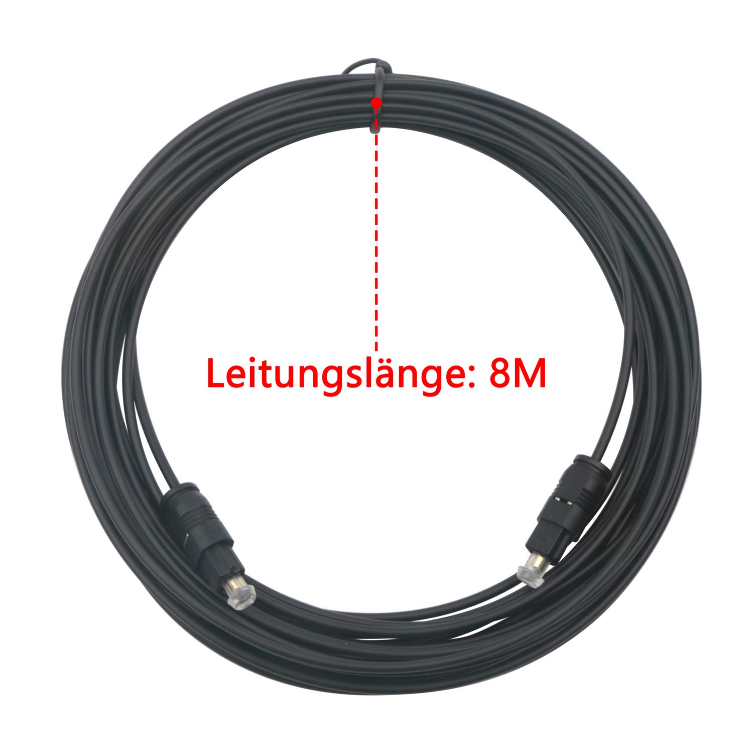 2 X 1 M Home Cinema Toslink Cavo Audio Digitale SPDIF + 2 - Foto 9