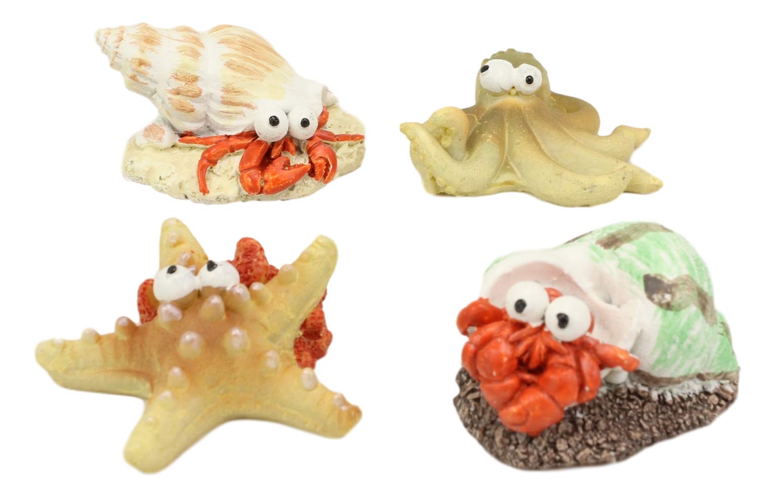 Amazon.co.jp: Ebros 奇抜な海洋 水中 海の生き物 ヒトデ タコ