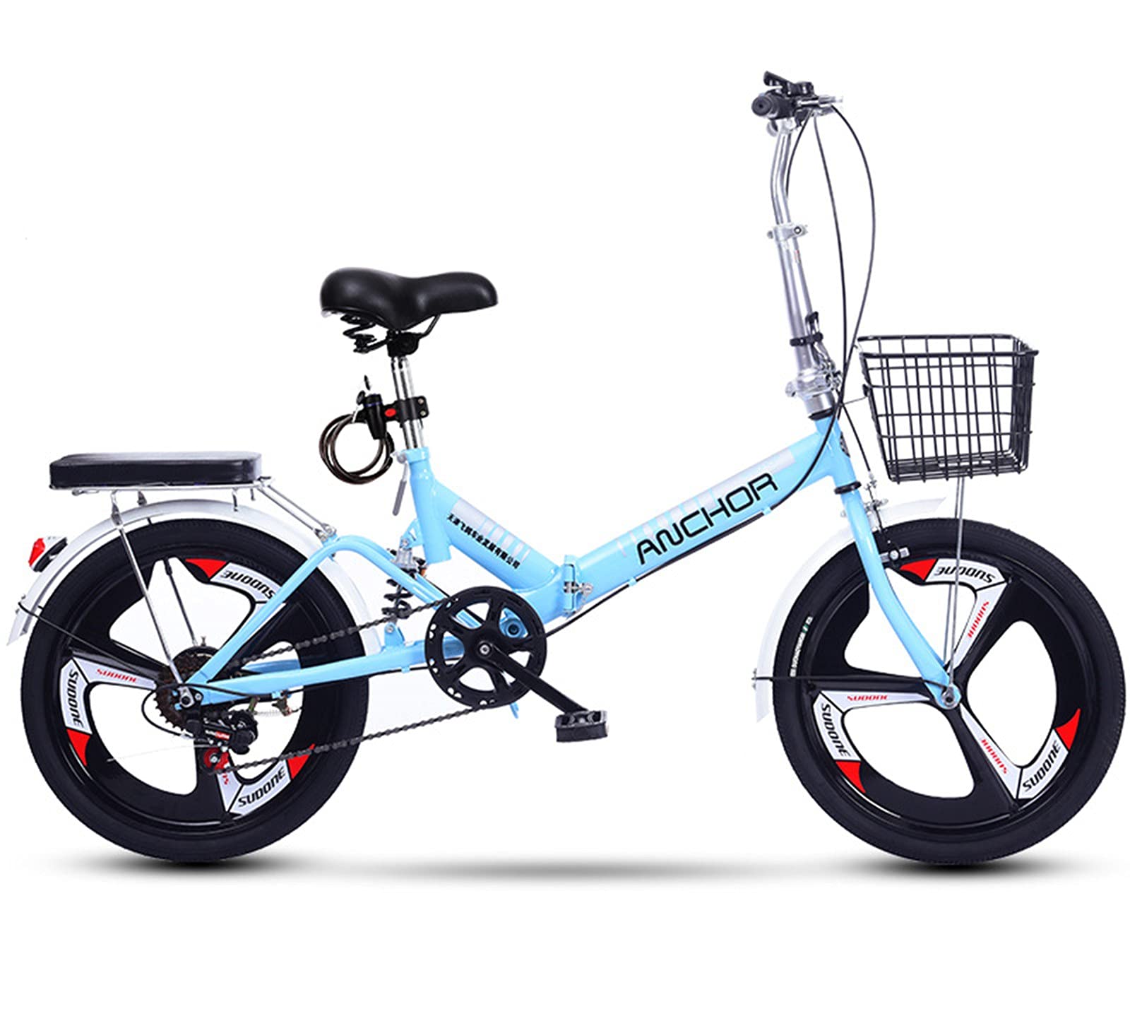 Bicicleta Plegable Frenos De Disco De Cambio Bicicleta Pequeña Adecuado para Caminos De Montaña Y Caminos De Lluvia Y Nieve Aleación De Aluminio Bicicleta Plegable 20 Pulgadas A,20 in