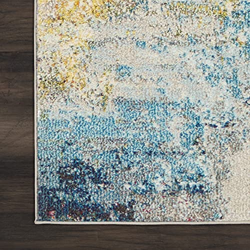 Tapete decorativo 2x6 pies Nourison miniatura 3