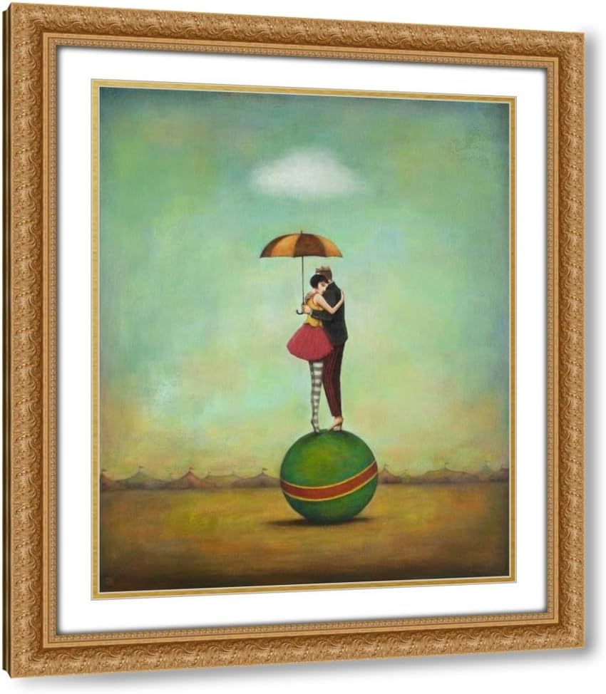 Huynh, Duy 19x24 Gallery Wrapped Stretched Canvas Art Titled: Circus Romance