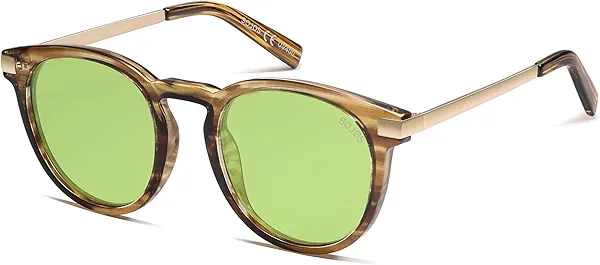 SOJOS Retro Round Polarized Sunglasses Womens Mens Classic Vintage Trendy Sunnies SJ2368