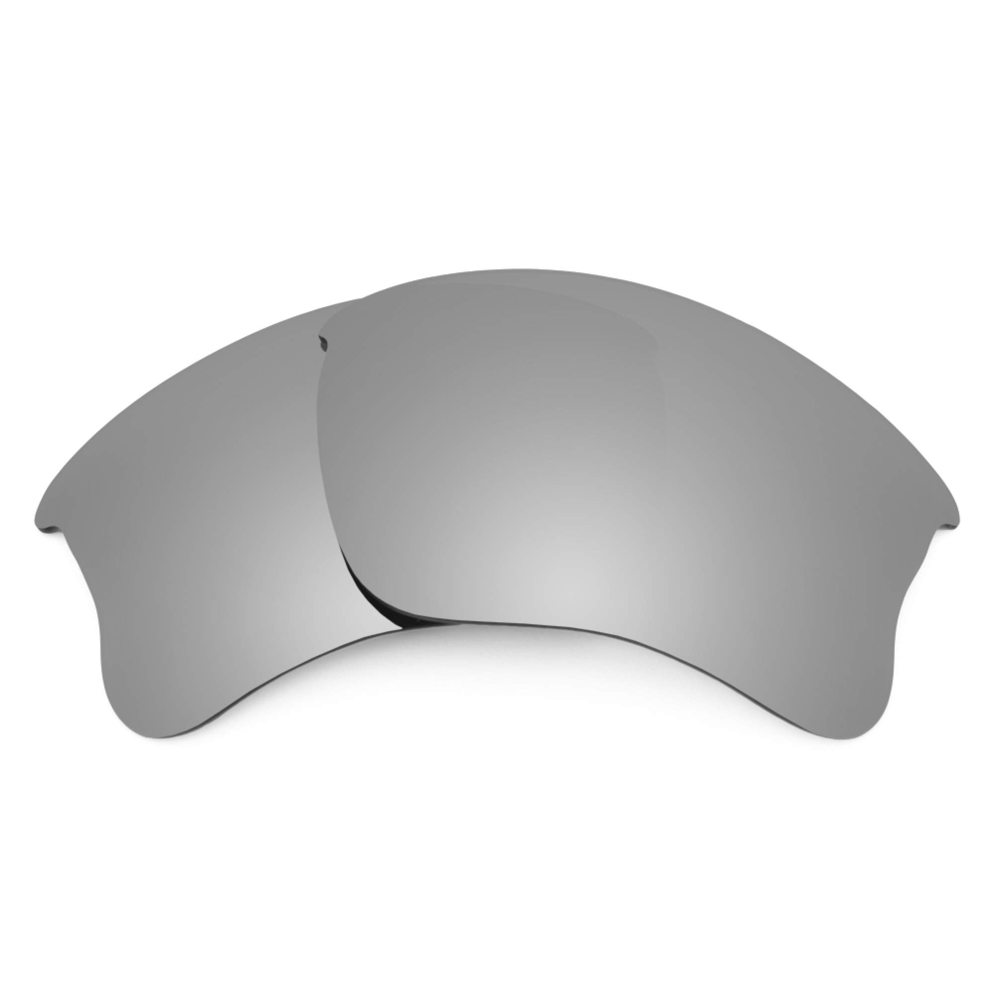 Revant Replacement Lenses for Oakley Flak Jacket XLJ sunglasses, UV Protection, Anti-Scratch and Impact Resistant, Non-Polarized Titanium Mirrored