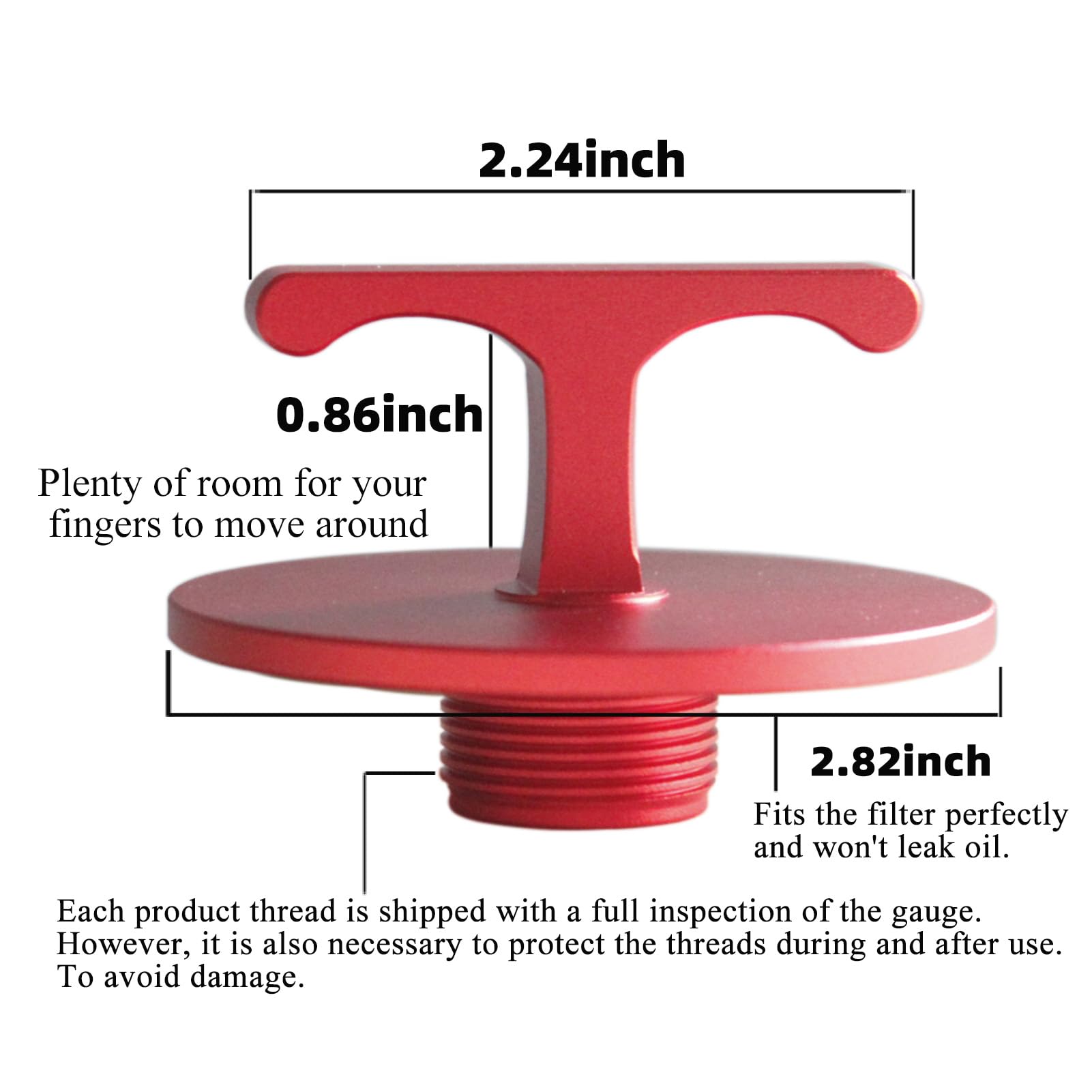 Aluminum Alloy Oil Filter Plug tool for Dodge Ram 2500 3500 4500 5500 Cummins Turbo Diesel 5 7L — view 5