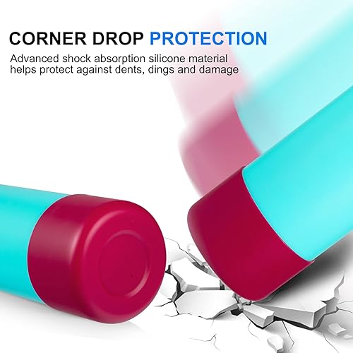 Miniatura 6 de DBIW Bota compatible con Hydro Flask de boca ancha estándar Hydroflask Boot 12 16 18 20 21 24 32 40 onzas funda de protección de silicona