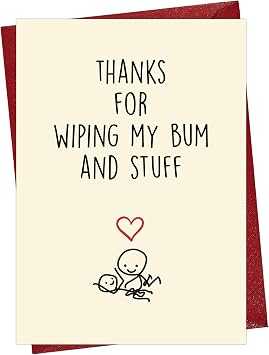 Cheerin Funny Fathers Day Card with Envelope - Hilarious Birthday Cards for Dad from Daughter, Son, Wife - Anniversary Notecard Gift for Husband, Papa, Granddad - Happy Bday Cards 5x8 Inch