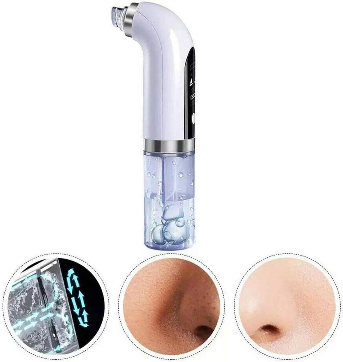 Skin Routine Pro Mini Portable Hydra Facial Aqua Peel USB Rechargeable Hydro Dermabrasion Device Vacuum Cleaner Facial Cleanser for Women and Men
