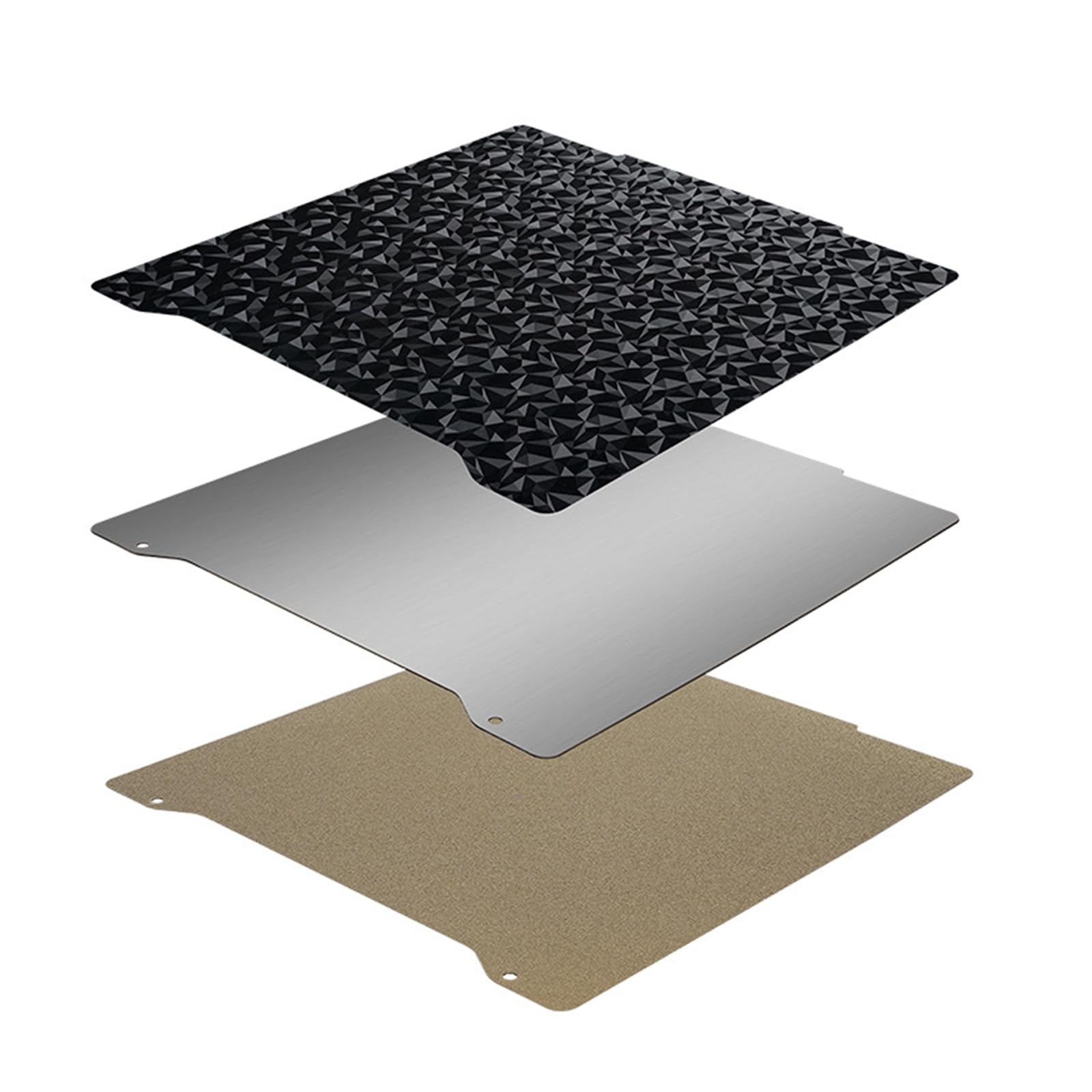 Placa de acero inoxidable PEI PET PEY chapa de acero suave para muelles resistente a altas temperaturas para impresora 3D de Prusa, lámina de plataforma de cama