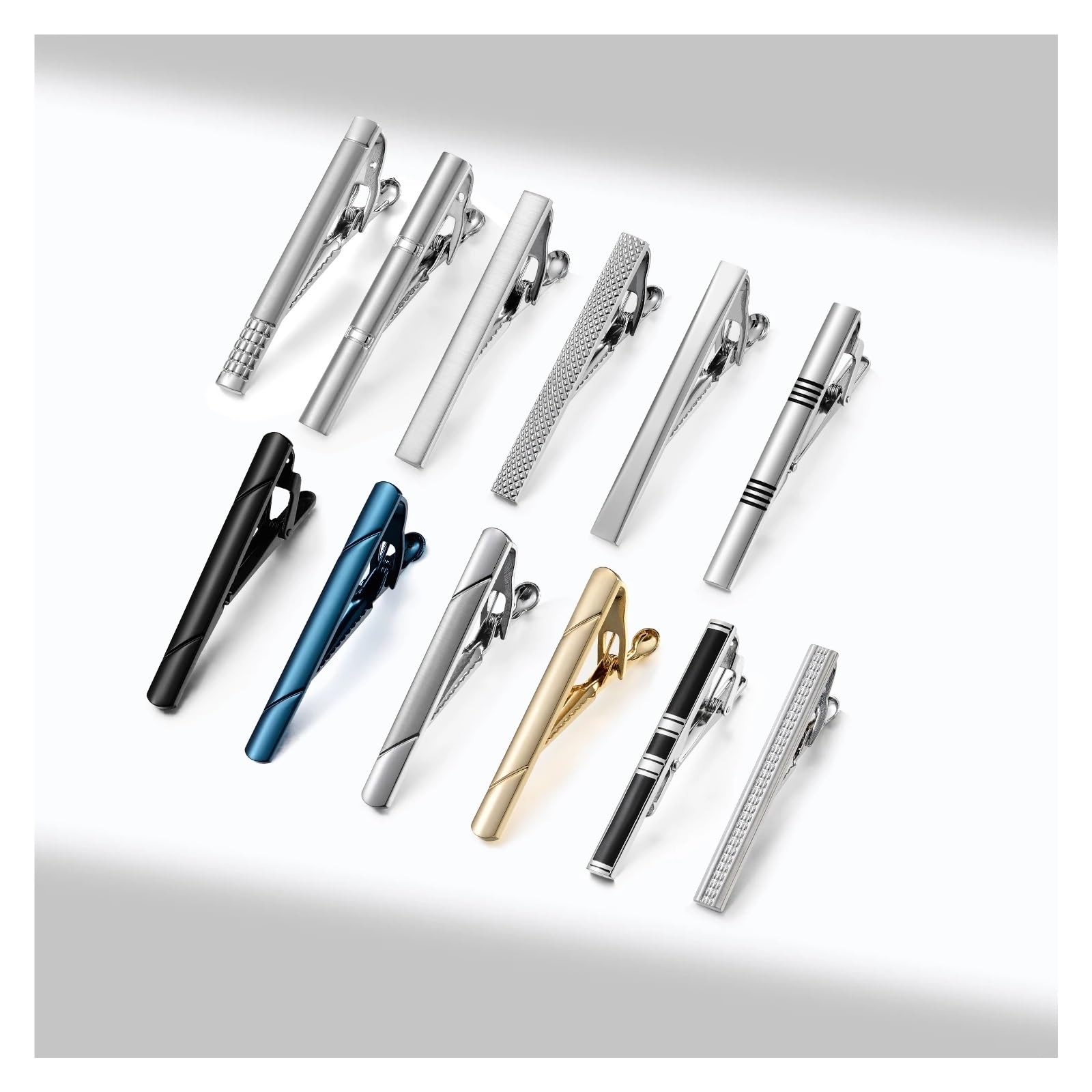 Krawattenklammer for Männer, for Herrenhemd, Business-Krawatten, Herrenmanschetten-Krawattennadeln, Herrenschmuck, Manschettenknopf, Anwalt