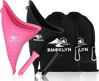 SMEKLYN Female Urination Device Women Pee Funnel Reusable Silicone Urine Cup Female Urinal Post Surgery Pee Standing Up Perfect for Camping Hiking Travel Road Trip Accessories-Plus Size