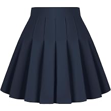 Dressever Womens Pleated A-Line Tennis Skirt