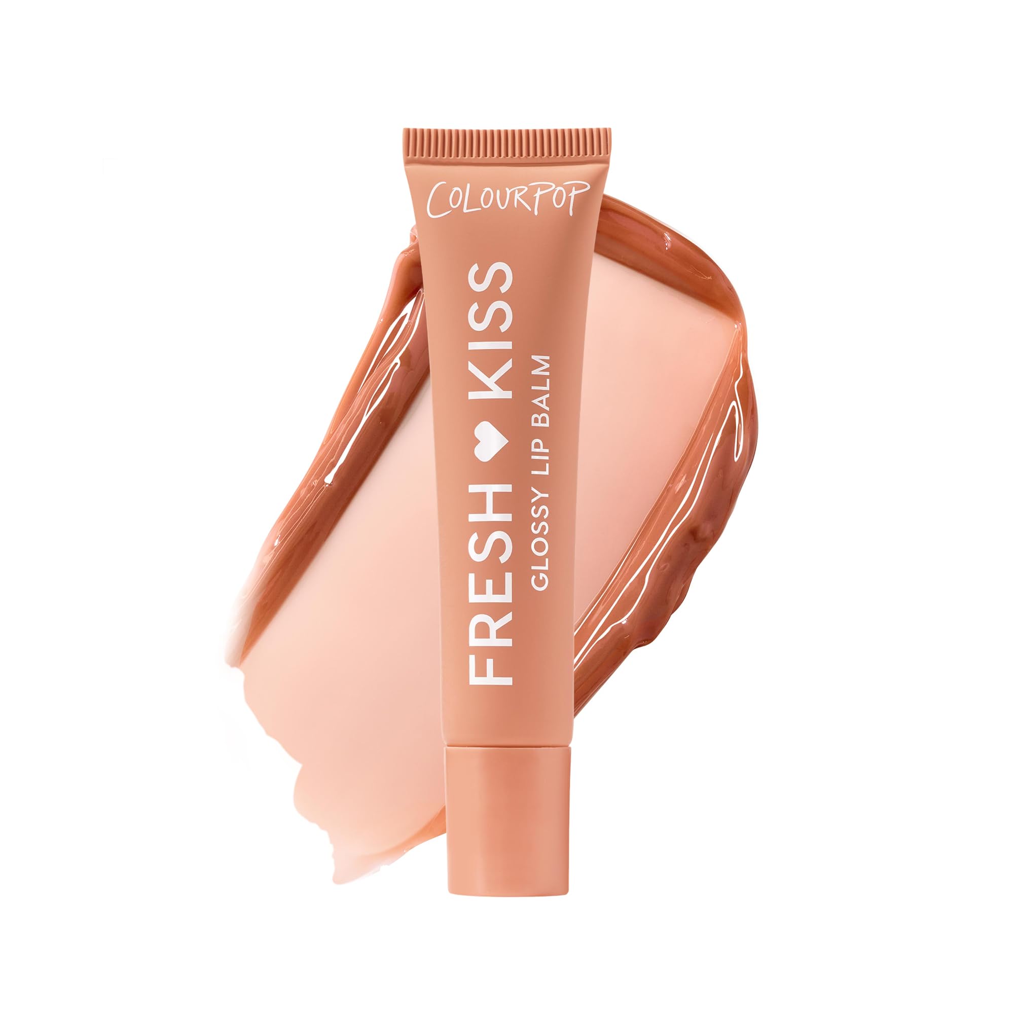 ColourPop Fresh Kiss Glossy Lip Balm - Hydrating Lip Care Enriched with Peptides, Hyaluronic Acid, Shea Butter & Vitamin E for an Ultra-Cushiony Formula - (0.49 oz): Caramel Latte