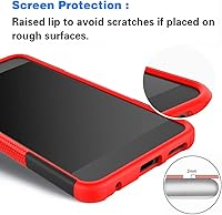 Vista 5 de Asuwish Funda de teléfono para Samsung Galaxy A10e con protector de pantalla de vidrio templado y soporte delgado, híbrida, resistente, funda