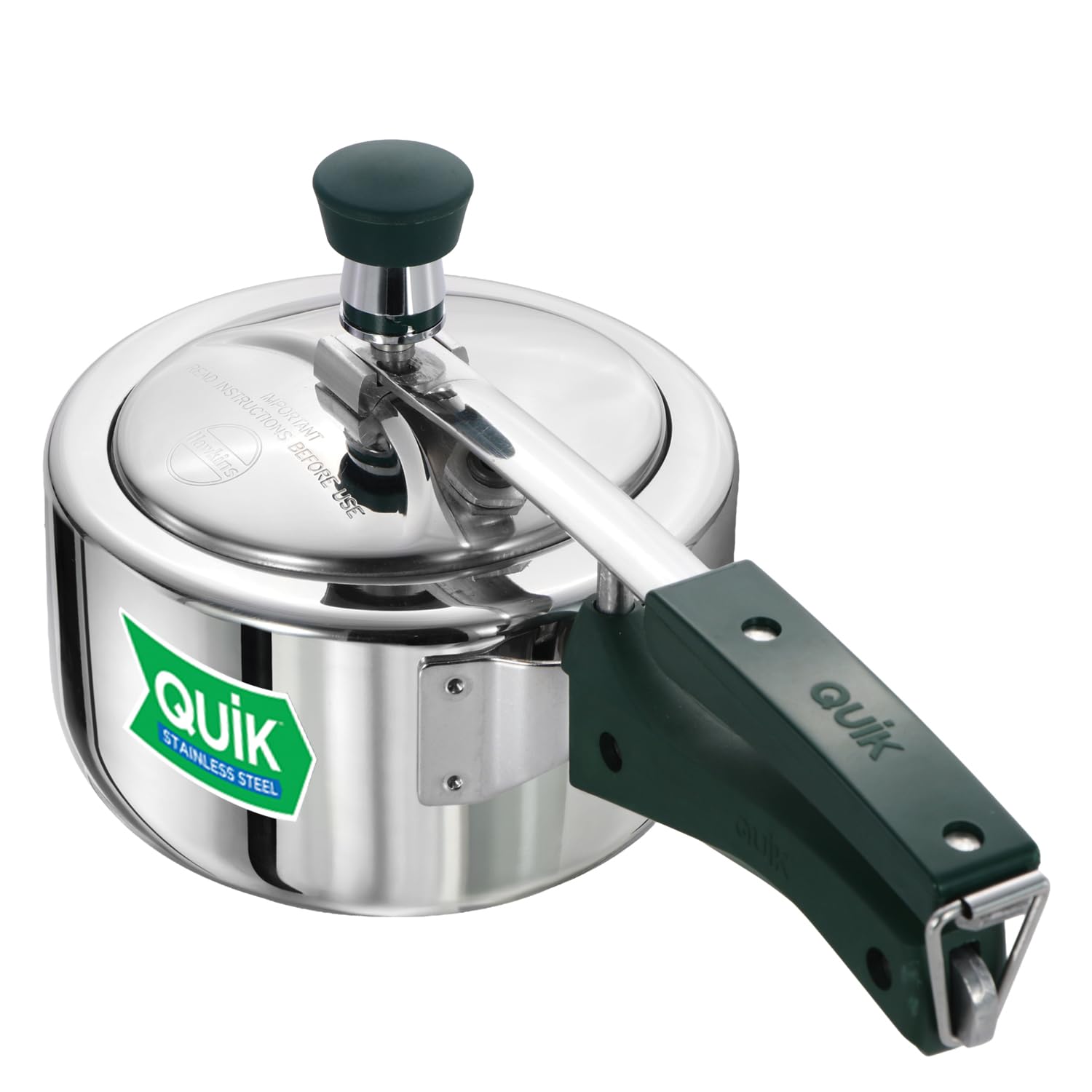 Hawkins 1.5 Litre Stainless Steel Quik Pressure Cooker | Induction Compatible | Ideal for 1–2 persons | 5 Year Guarantee| ISI Certified | Silver (QSP15)-image-24
