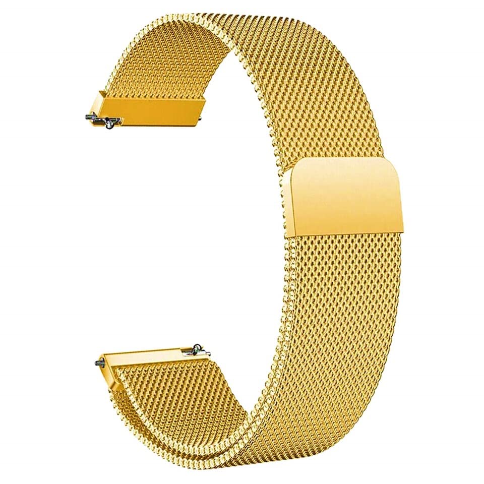 Unisex-adult 22MM Milanese Metal Watch Strap with Magnetic Lock for Amazfit Stratos/stratos+/stratos 3, Amzft Pace/nexo/gtr 47mm and Other 22mm Watches (Gold) (B09ZTZ1CFN) Amazon Price History, Amazon Price Tracker